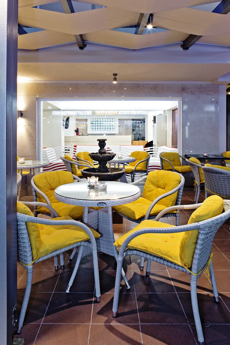 Outdoor seating area